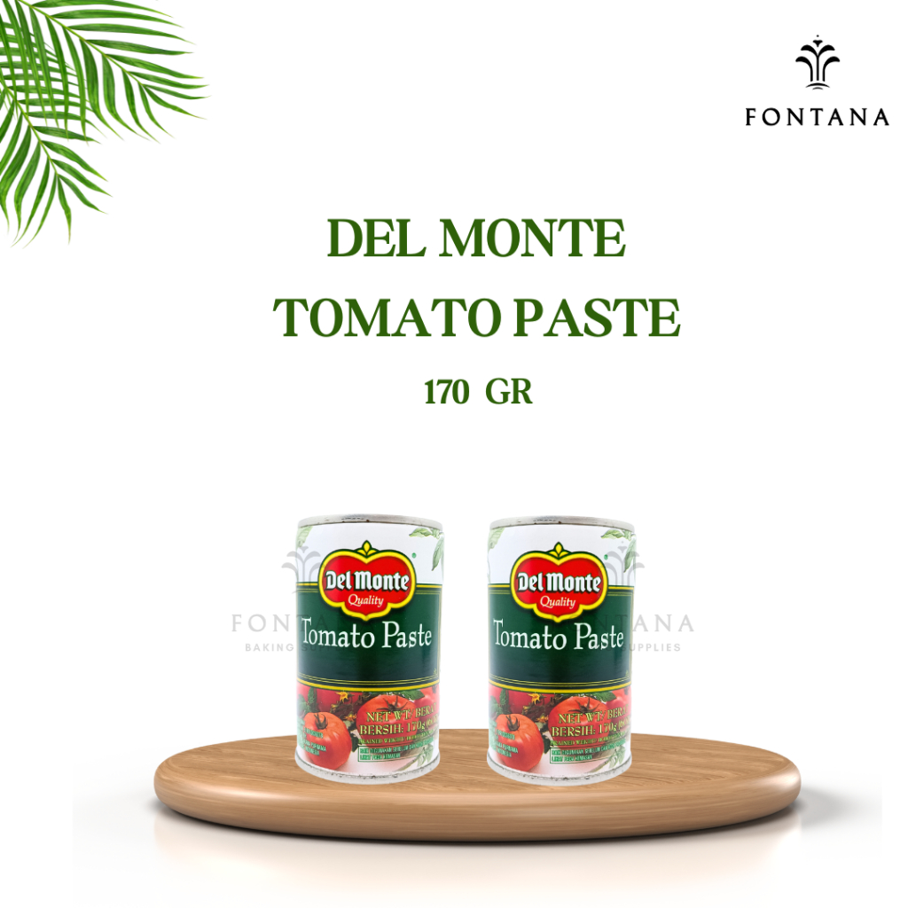 

DEL MONTE TOMATO PASTE 170 GR / SAUS PASTA TOMAT