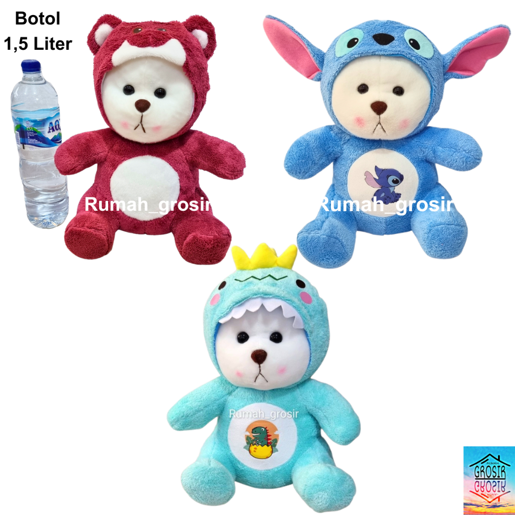 Boneka Bear Hoodie Lotso Besar