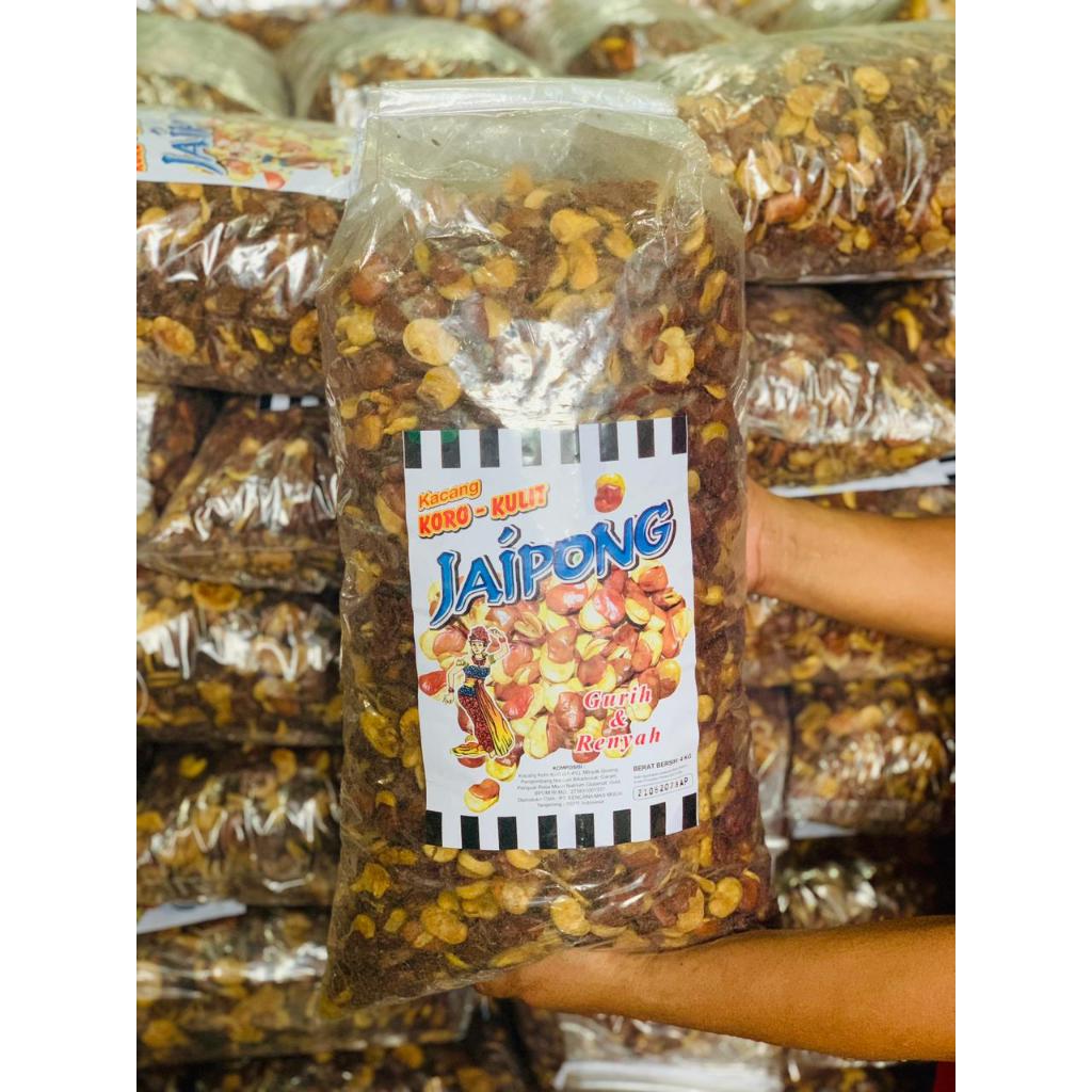 

[GROSIR][4 KG] KACANG KORO KULIT JAIPONG / KACANG MENTE / KACANG MONYET / GROSIR KACANG MEDAN