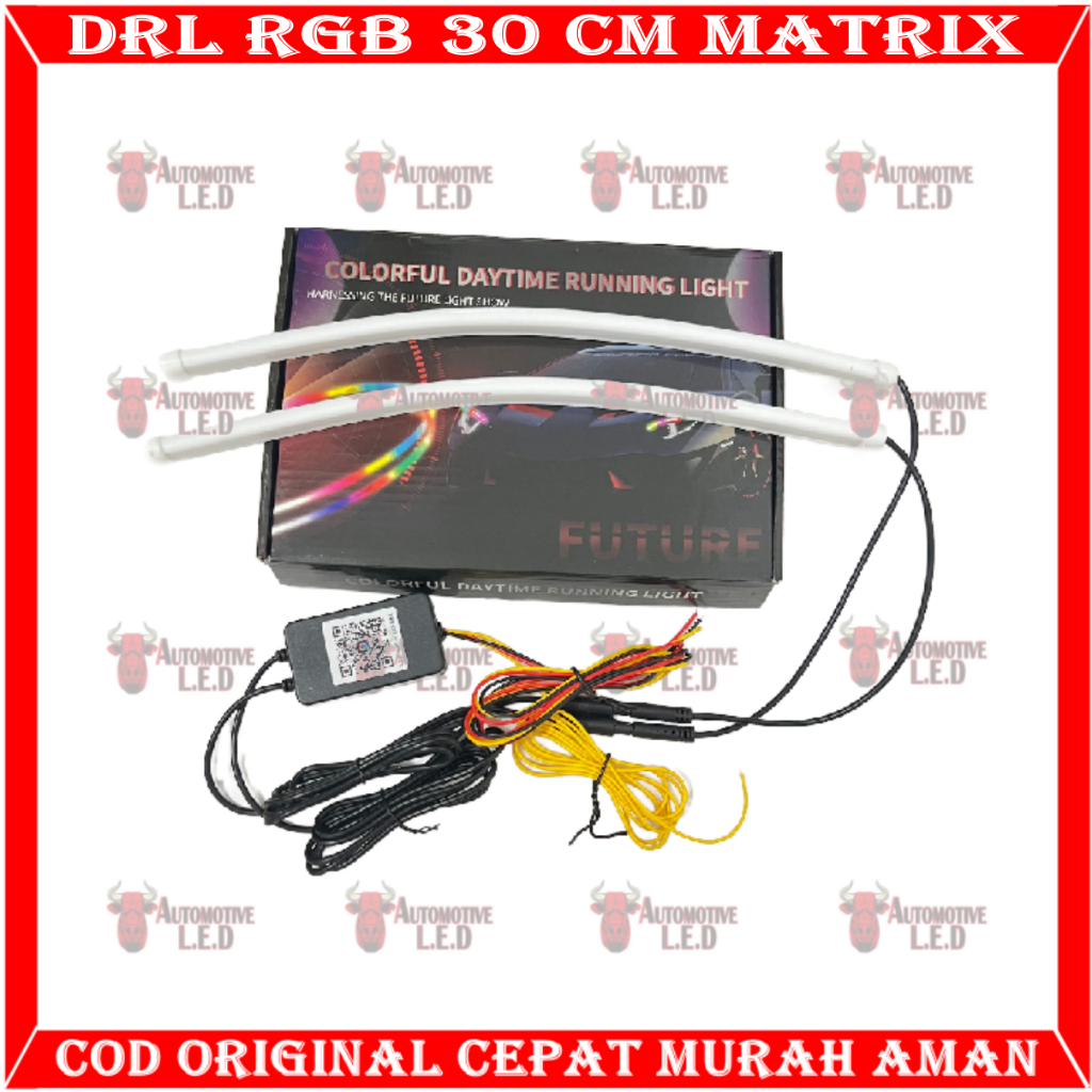 ORIGINAL DRL RGB MATRIX 30CM UNIVERSAL ALIS 30 CM RGB KUALITAS PREMIUM