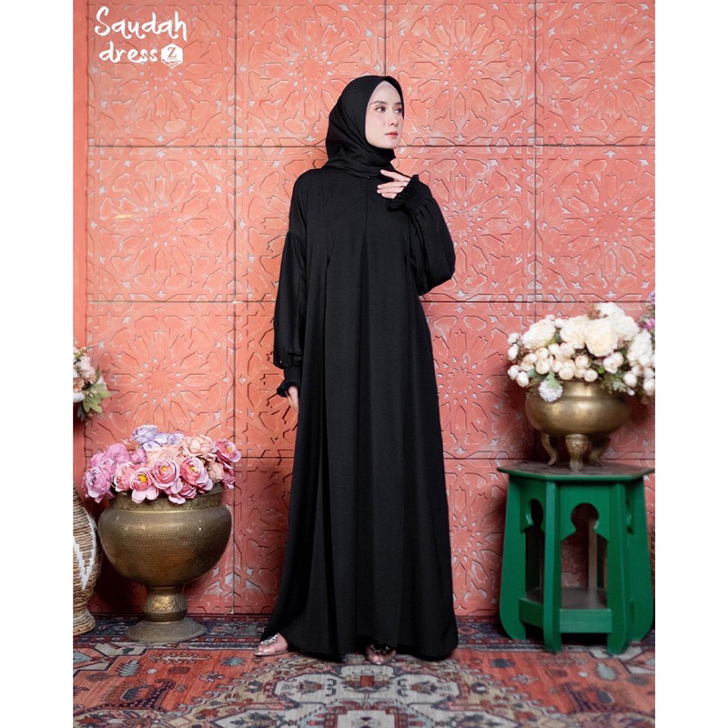 Saudah dress Zalifa/dres umroh/umroh series/dress umroh zalifa