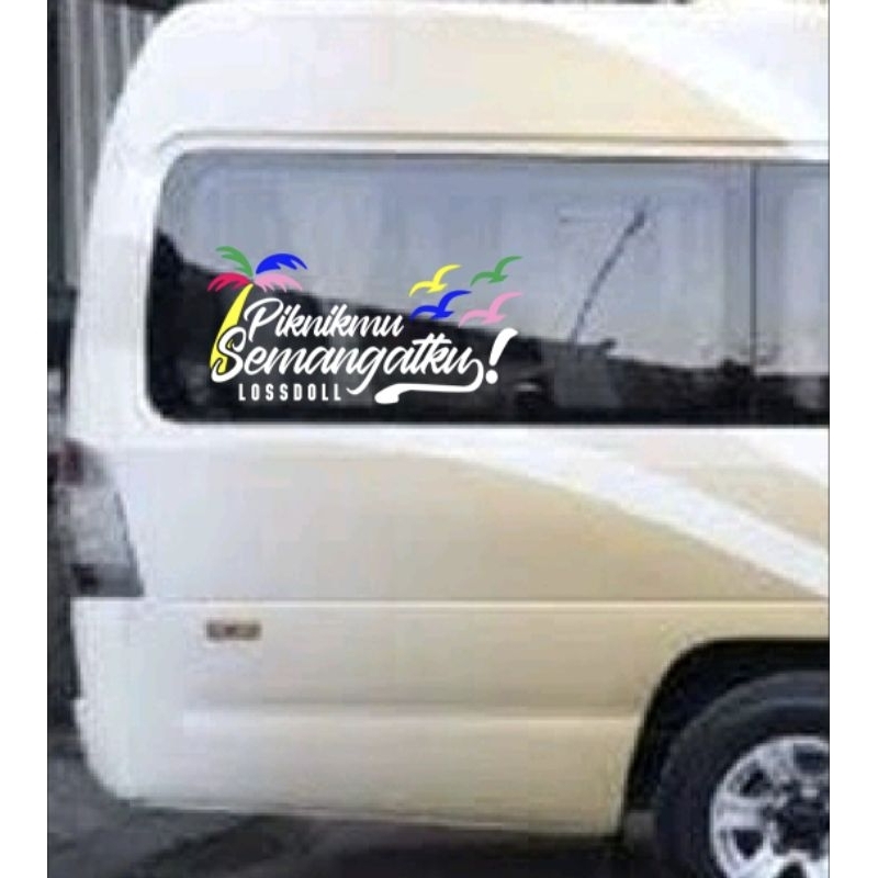 Sticker kaca mobil pick up dll