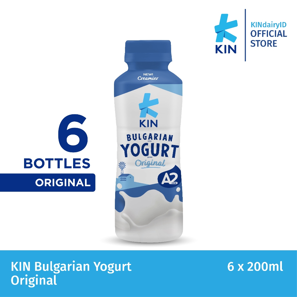 

KIN BULGARIAN YOGURT ORIGINAL (6 x 200 mL)