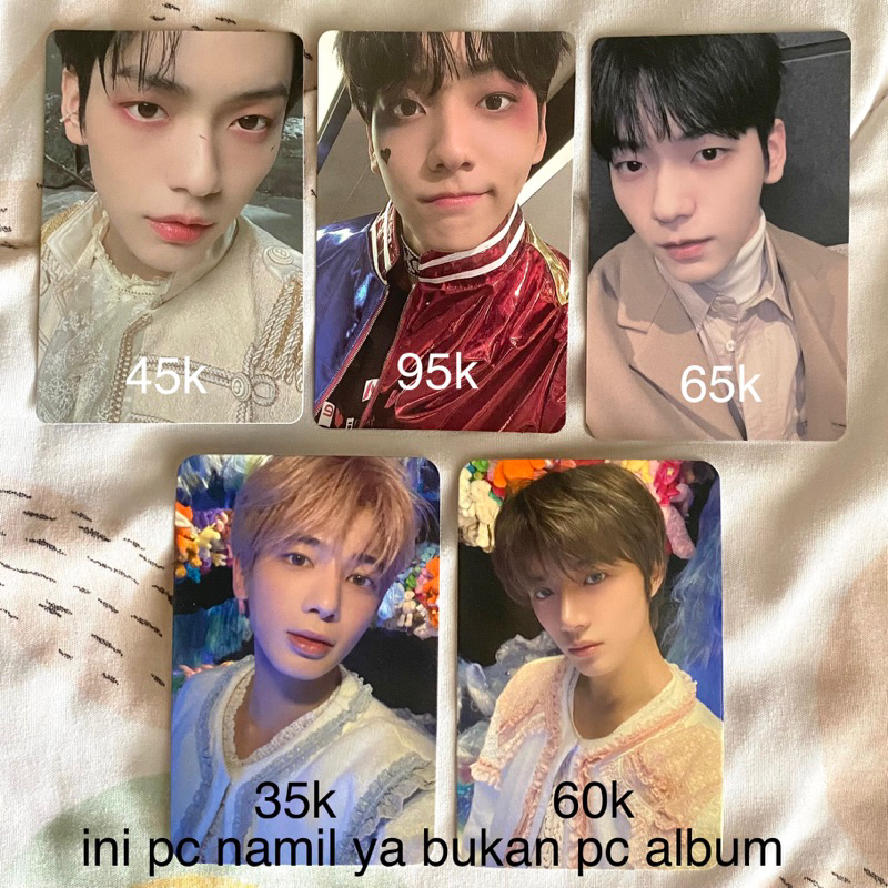 Txt photocard soobin world harley lucky draw minisode2 thursday child taehyun namil r2 temptation po
