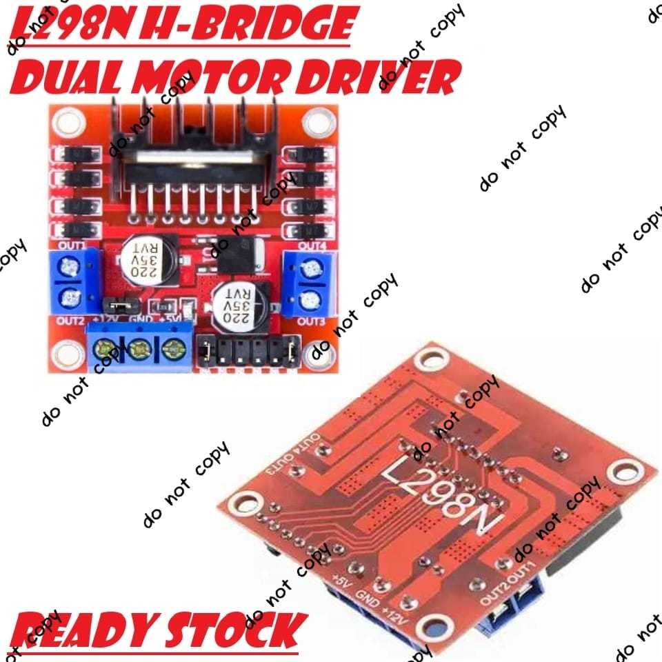 L298N Dual Motor Driver Module L298 H-Bridge Dual Motor L298N
