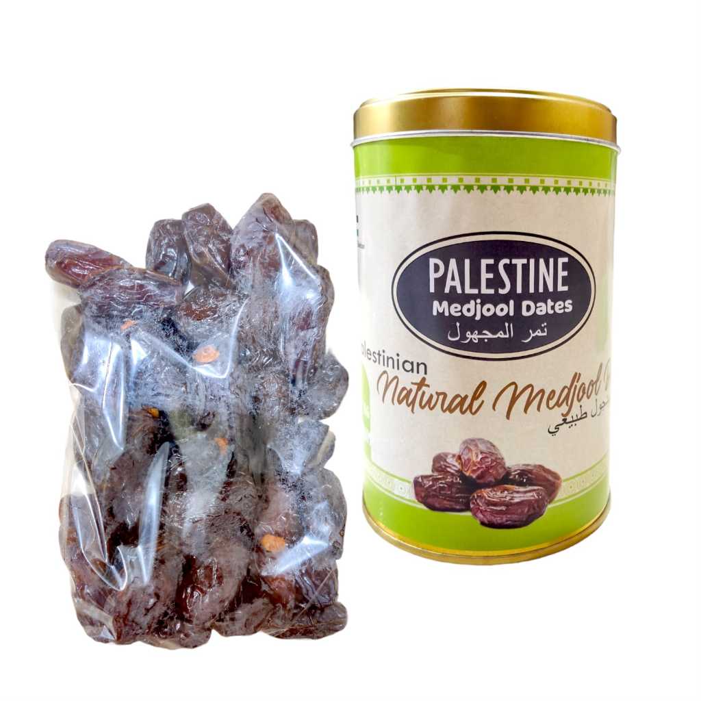 

Kurma Medjool Palestine Premium Kaleng 500gram