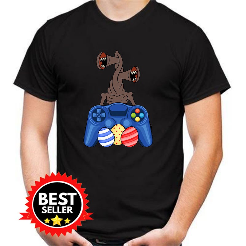 T-Shirt Easter Siren Head Costume Gamepad Kaos