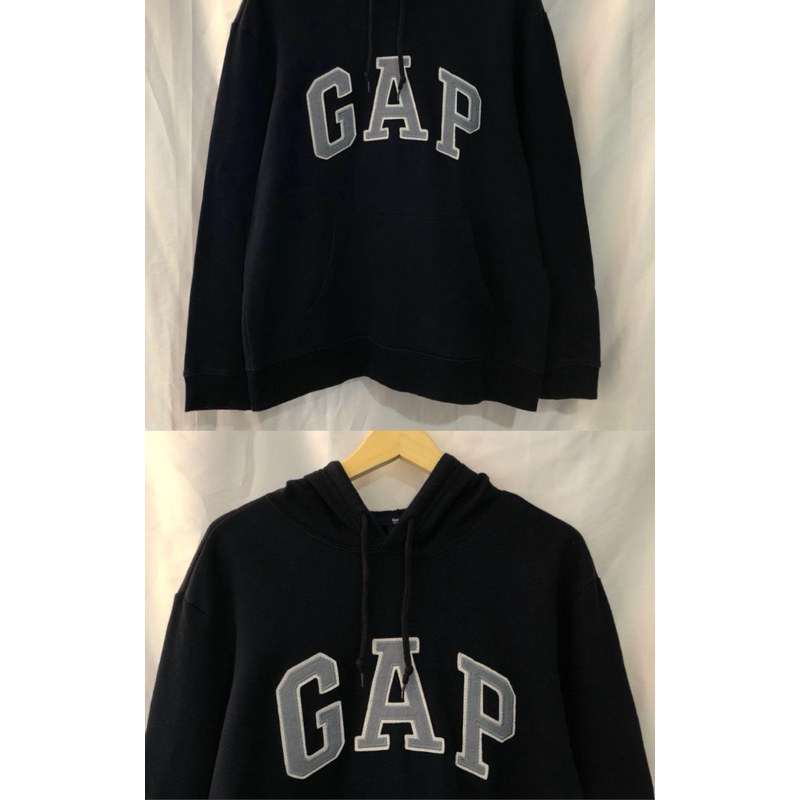 GAP hoodie limited second original hitam pekat