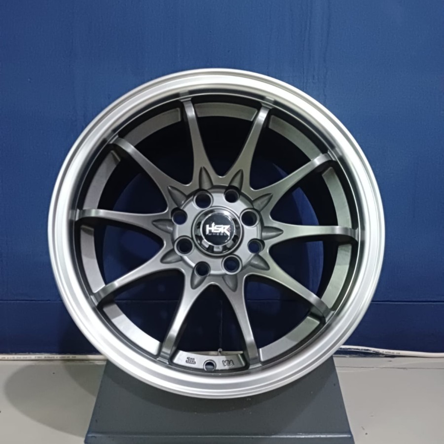 Pelek mobil ce28 celong r15 Lebar 7/8 HSR HIROSHIMA Buat For Agya Jazz