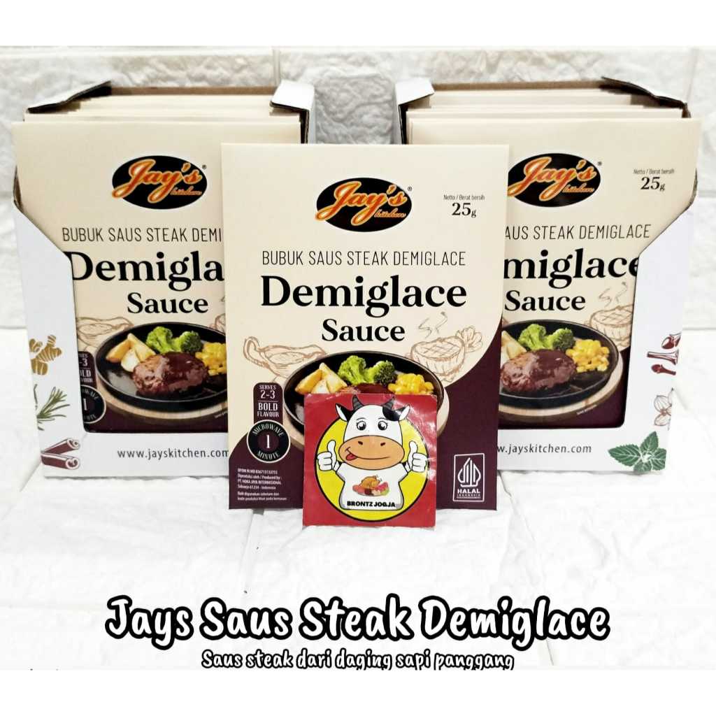 

JAYS SAUS STEAK DEMIGLACE 25GR-FROZEN FOOD-BRONTZ JOGJA