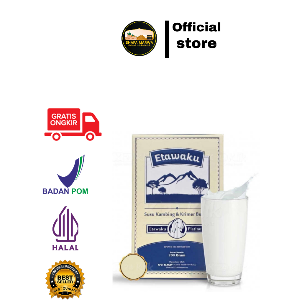 

Susu Kambing Etawa Murni Etawaku Platinum Original - 200gr