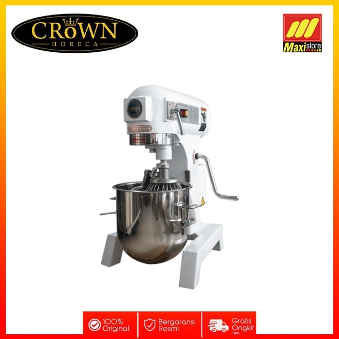 CROWN Horeca B-10 Planetary Mixer / Mixer Adonan Roti [10 L]
