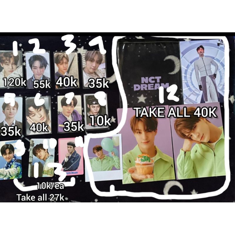 Pc Jaemin  fortune card tds 2,jisung introvert