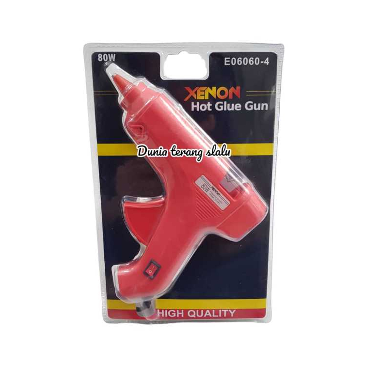

Alat Lem Tembak XENON Kecil 20W Besar80W Switch - Hot Glue Gun (Lem Batang Lilin 7mm 11mm) XENON E06060-3 E06060-4