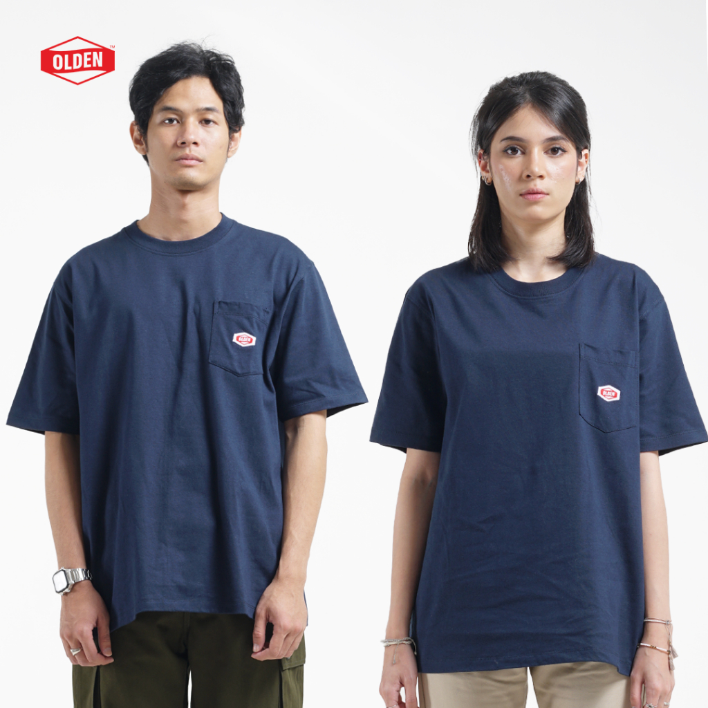 Olden Workwear - Jackson Pocket Tees - Tshirt Oversize - Navy