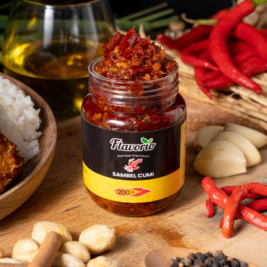 

FLAVORIO - Sambal Pedas Cumi Ayam Suwir Teri Medan