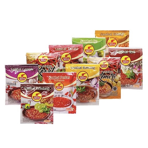 

Sambal uleg finna food isi 10 pcs x 15 gram 09h0a