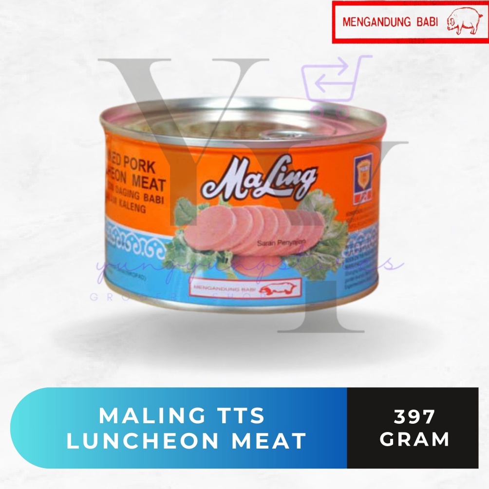 

Ham Maling TTS Luncheon Meat Pork Kaleng 397 gram gi0f9