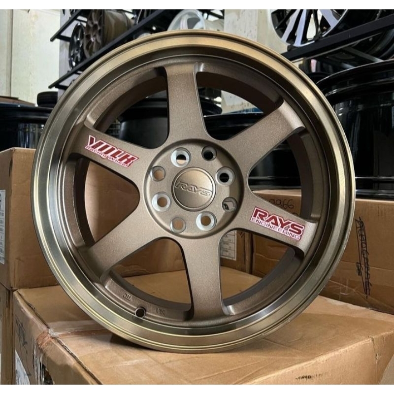 velg TE 37 ring 16x7 et 40 velg mobil jdm r16 jazz.mobilio.brio.yaris dll