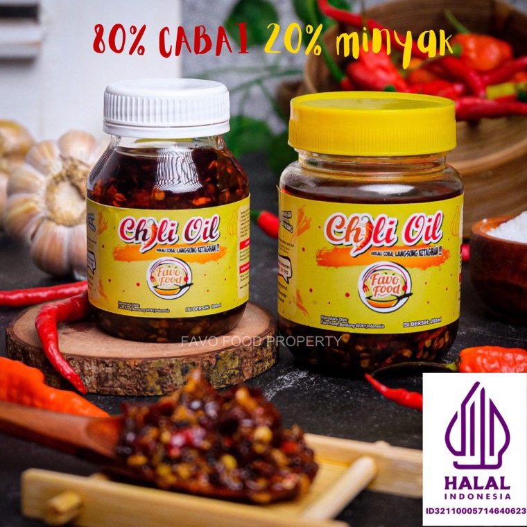 

KT50ZB46 Chili Oil Halal / Chili Oil Dimsum Favo Food 100ml 200ml vd9tz