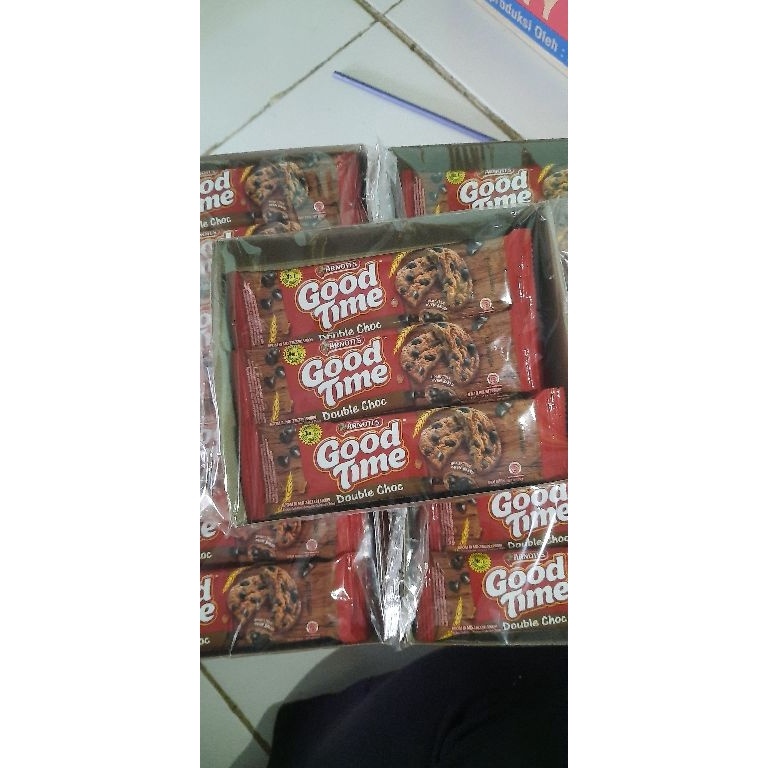 

[6BV] GOODTIME COKLAT Double Choco isi 12pcs ➲Stock Banyak
