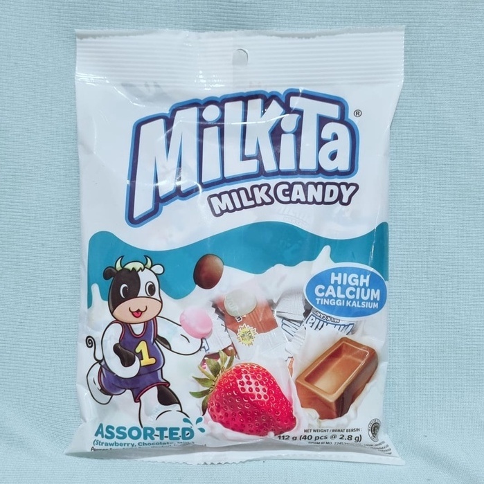 

Permen Milkita Assorted Milk Candy (1 Bag Isi 40pcs)