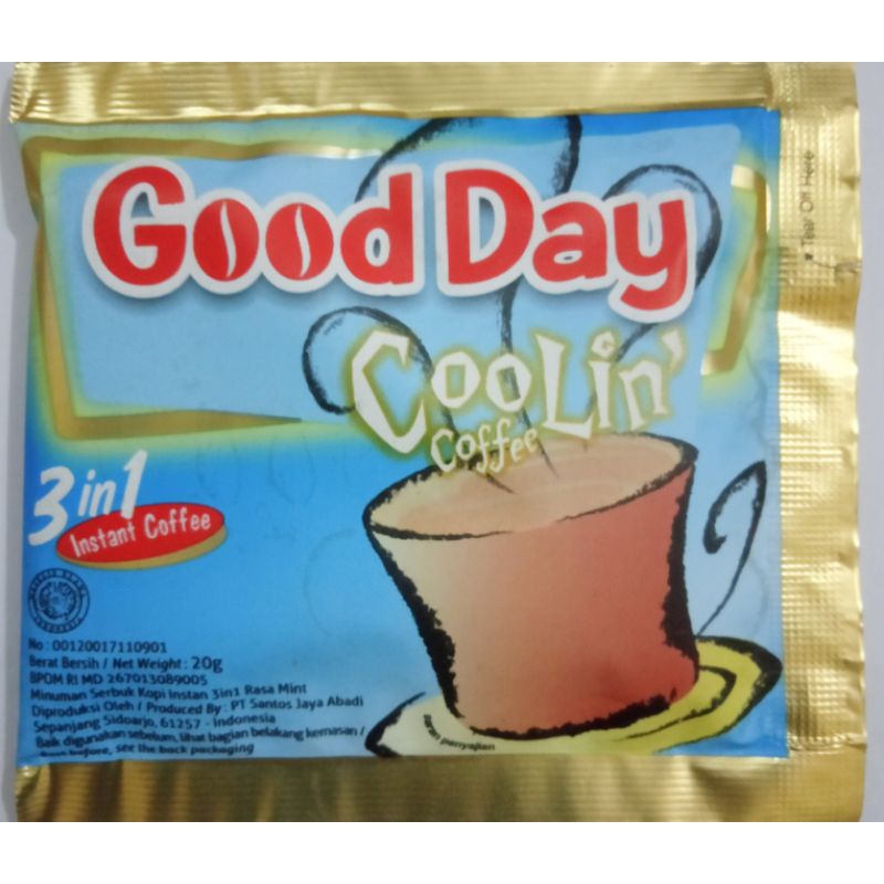 

kopi good day coolin per renceng isi 10 sachet