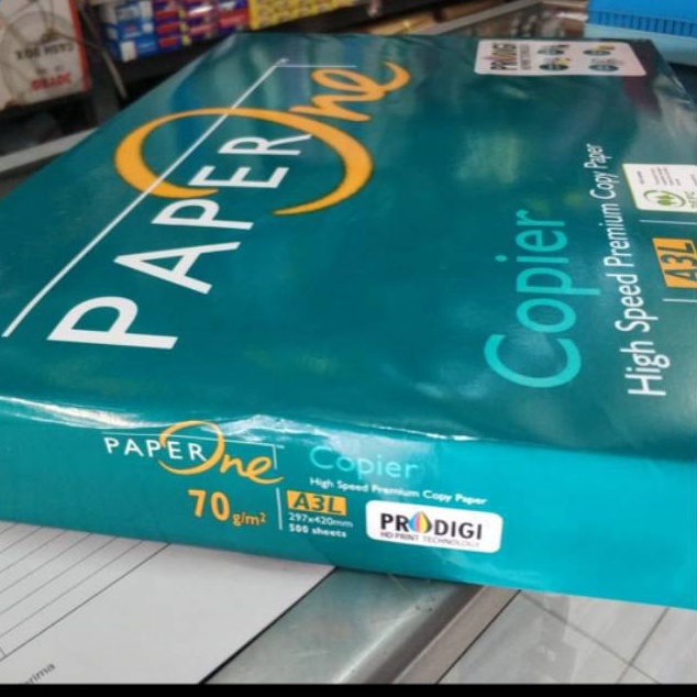 

TERLARIS KERTAS A3 75 GRAM PAPER ONE !!