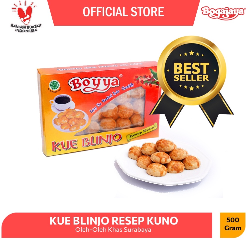 

Terlaris KUE BLINJO BOYYA RESEP KUNO OLEH OLEH SURABAYA 500 GRAM / KUE KERING BEST SELLER BOGAJAYA serbuuu !