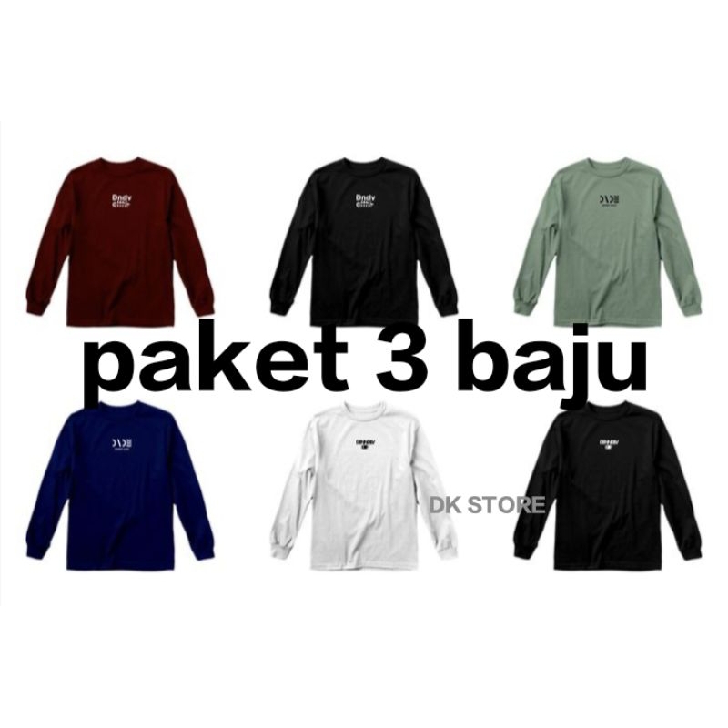 KAOS PRIA OVERSIZE JUMBO LENGAN PANJANG 2XL 3XL 4XL 5XL 6XL 7XL/KAOS DISTRO PANJANG LENGAN/RANDOM