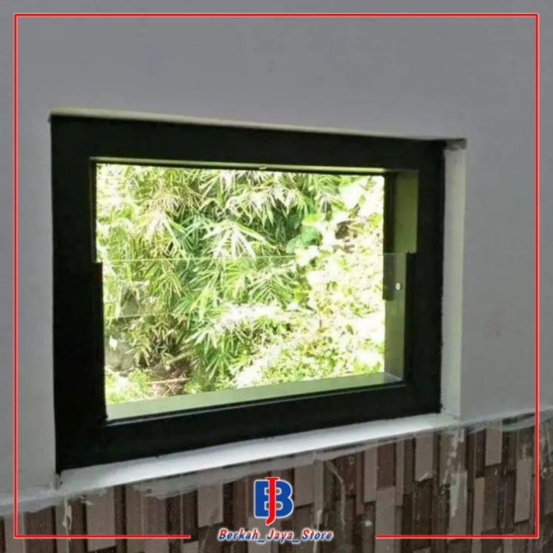 Jendela Penerang Aluminium Jendela Kaca Mati Ukuran 50×30