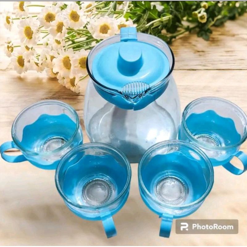 GELAS TEKO/GELAS SET CANTIK TEAPOT