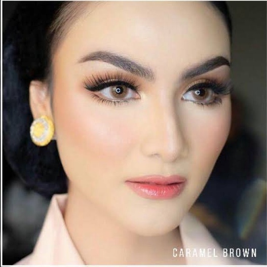 SALE CTK SOFTLENS NEW MORE DUBAI CARAMEL BROWN - MINUS