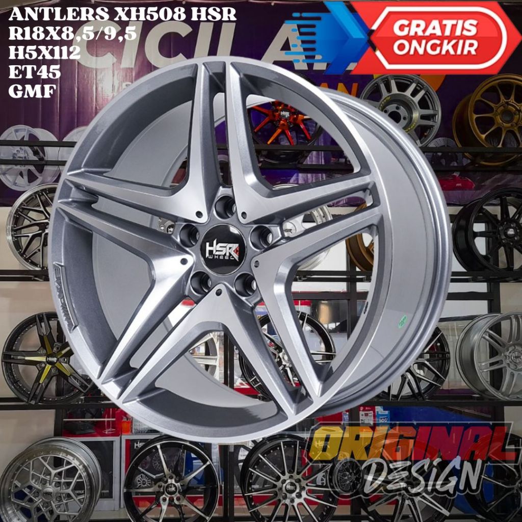 Velg Mobil Mercedes , Scirocco , Glory , Audi , HSR ANTLERS Ring 18 R18