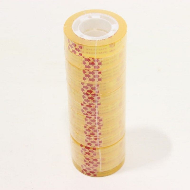 

Isolasi bazic Tape kecil 12mm x 25yard Solasi Selotip Lem Kado Murah