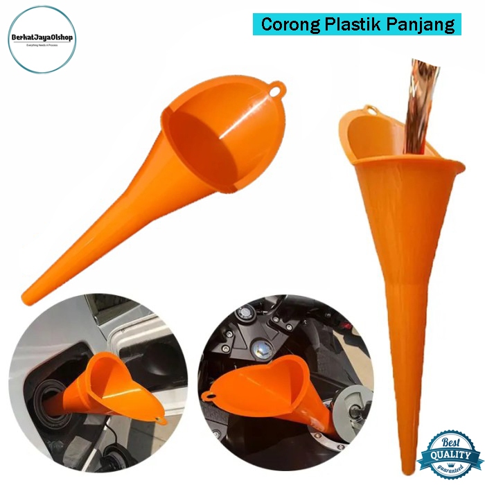 Corong Plastik Panjang Oli Corong Minyak Bensin Multifungsi Murah Bahan Plastik Kuat