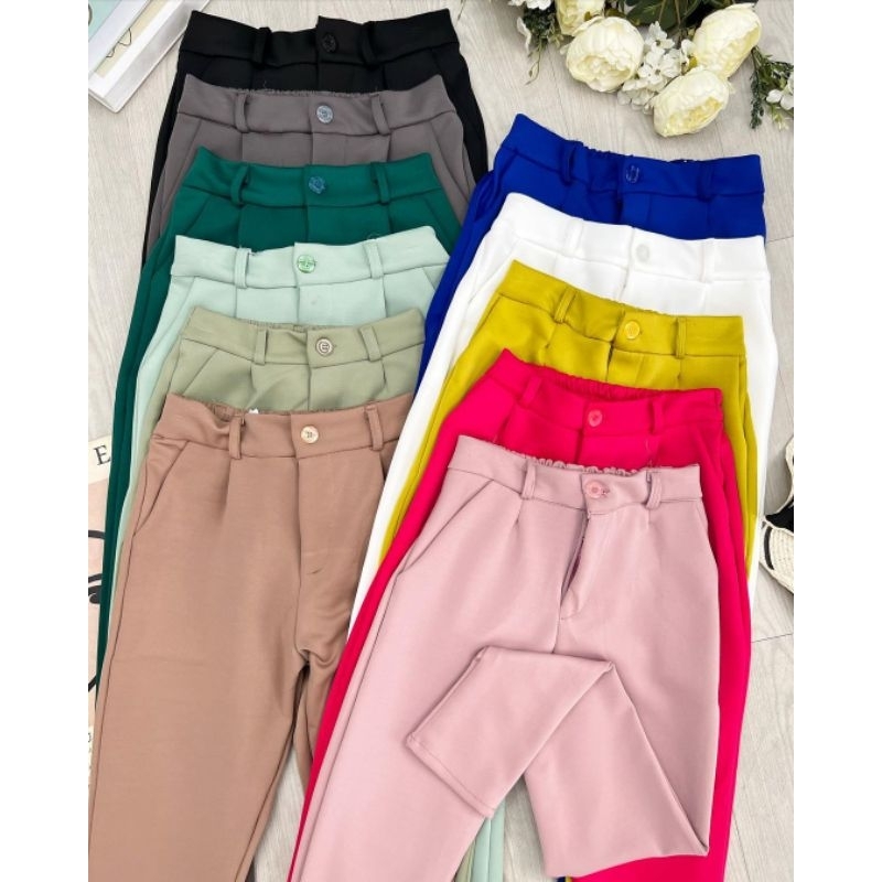 CELANA PENSIL SCUBA PREMIUM / SCUBA PENSIL KANCING / PANTS SCUBA TERBARU