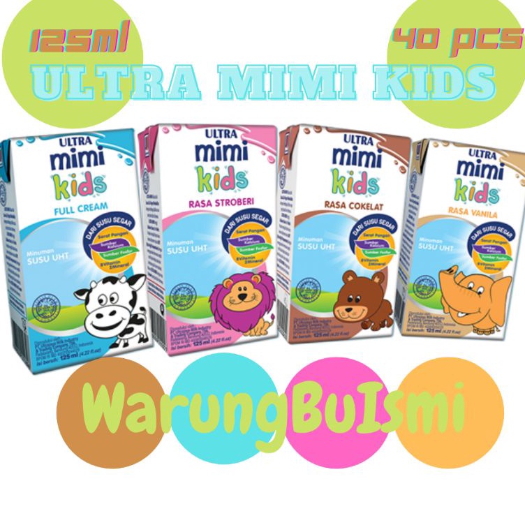 

WDHW5417 DiSkon !! Murah & Promo | Susu Ultra Mimi Kids 125ml Semua Rasa Isi 40pcs / dus