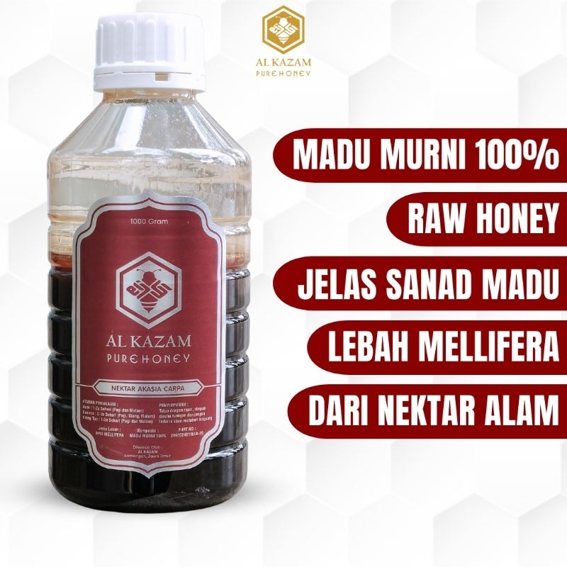 

Madu Hitam Akasia Carpa Sumatra Asli Murni 1Kg