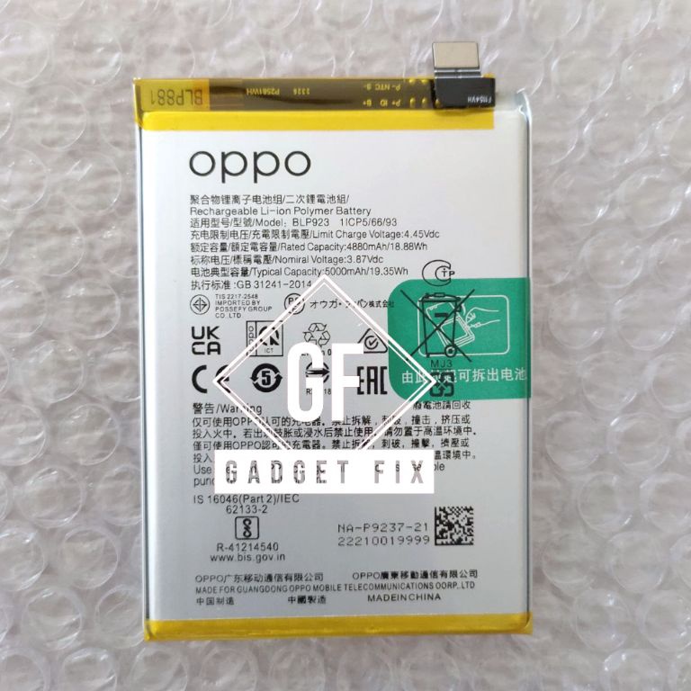 ☄️NEW✨ Baterai Batre Oppo BLP923 Original HP Oppo A77S CPH2473 Battery Batrei Tanam Opo A77S