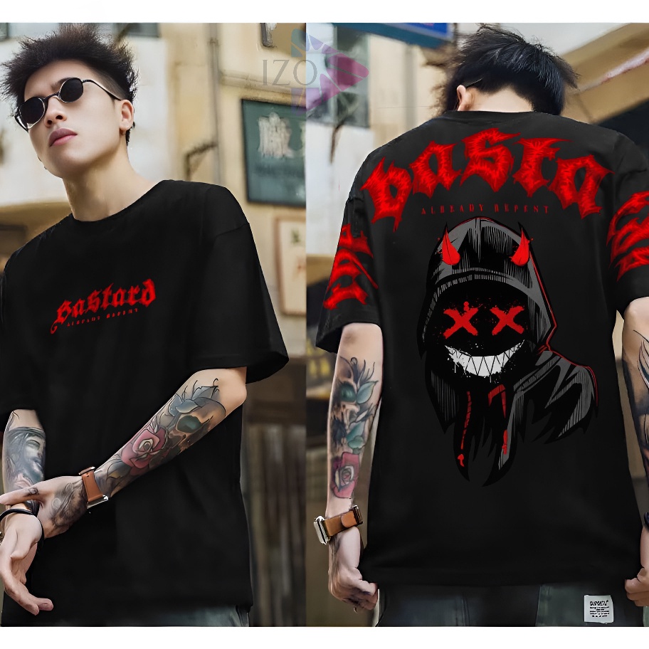 Paling Laku Baju Kaos Distro Terbaru Tshirt Devil Menyala Kaos Api Pakaian Pria Wanita Keren Lengan 