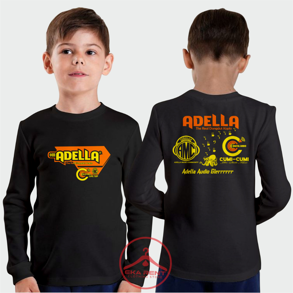 Kaos Anak  Om Adella Audio Sound System Lengan Panjang