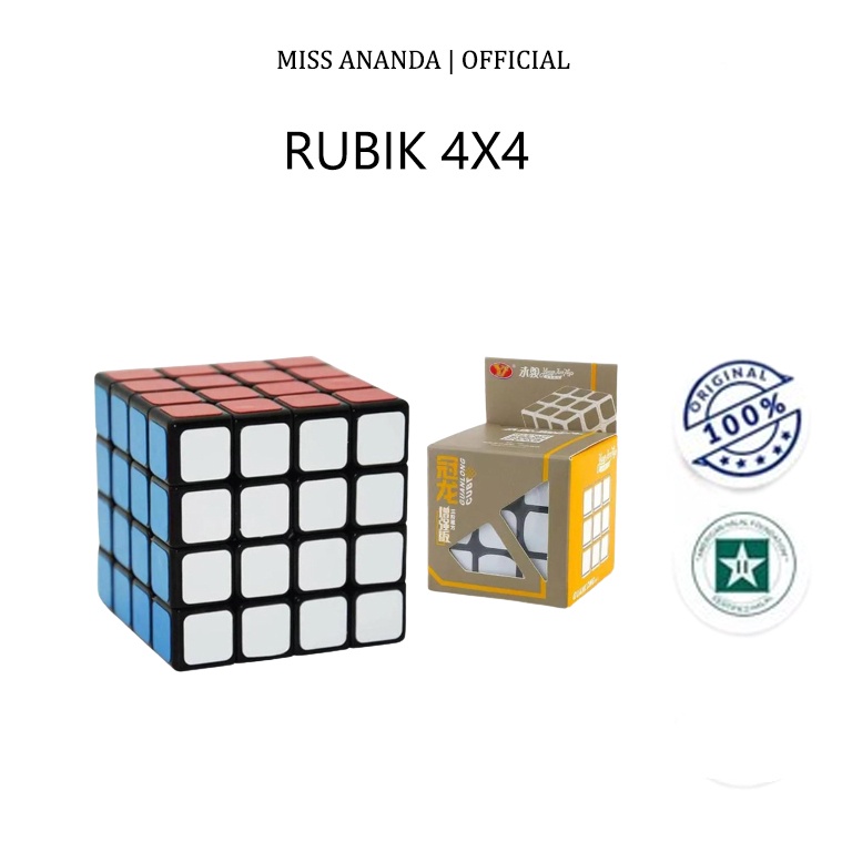 BOOMING RUBIK 4X4 / RUBIK / RUBIK YONGJUN 4X4 / MAINAN RUBIK / RUBIK MAINAN ASAH OTAK/ RUBIK / RUBIC