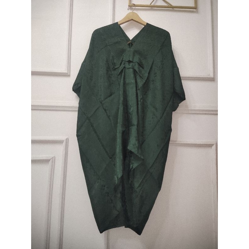 Dress Batik Polos Bahan Viscose By Mboksam Batik | BAJU DRESS KAFTAN BATIK VISCOSE | KAFTAN VISCOSE 