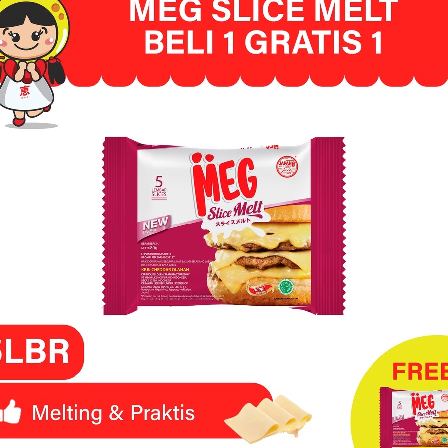 

LGLG5538 9.9 BRANDS FESTIVAL BELI 1 GRATIS 1 - MEG Slice Melt 5 slices