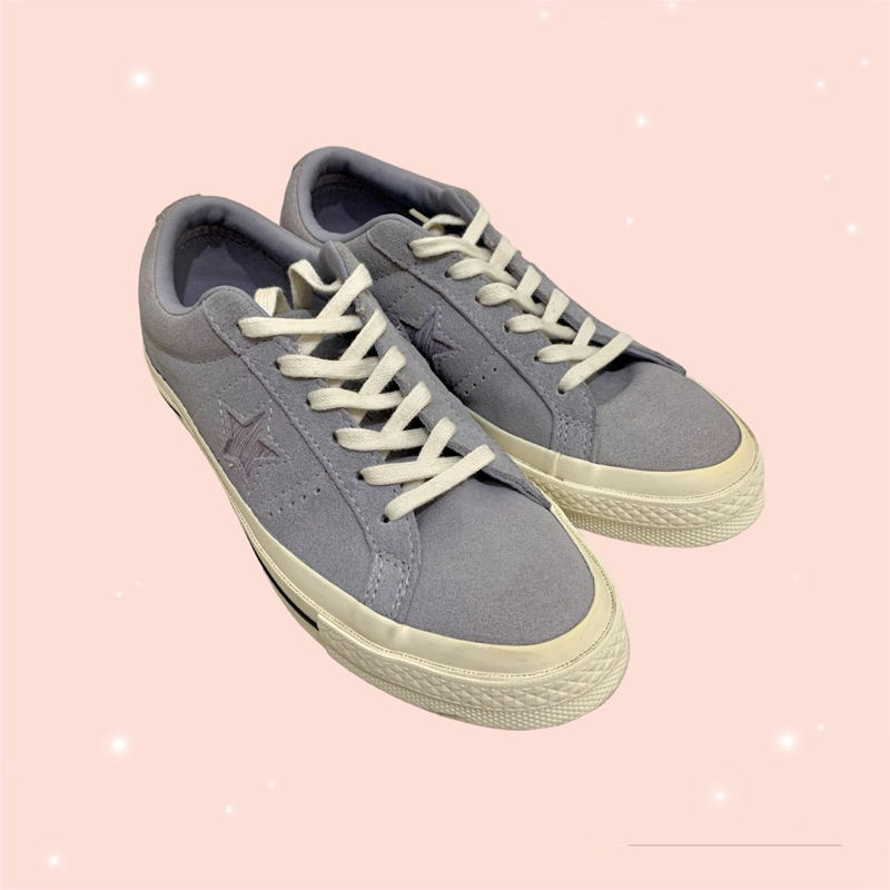 [PRELOVED] CONVERSE One Suede Star Ox Field Surplus (Size 35) - Soft Purple