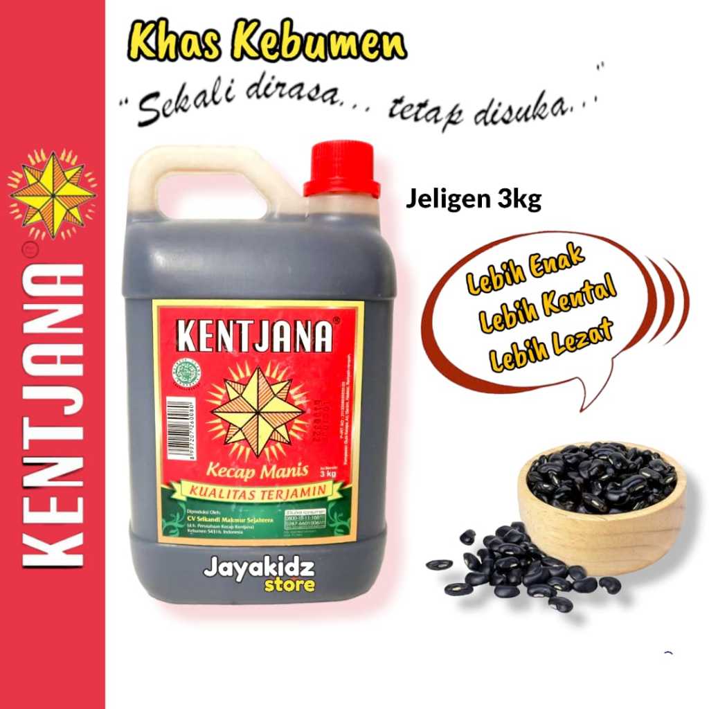 

Kecap Manis Kentjana 3kg Khas Kebumen