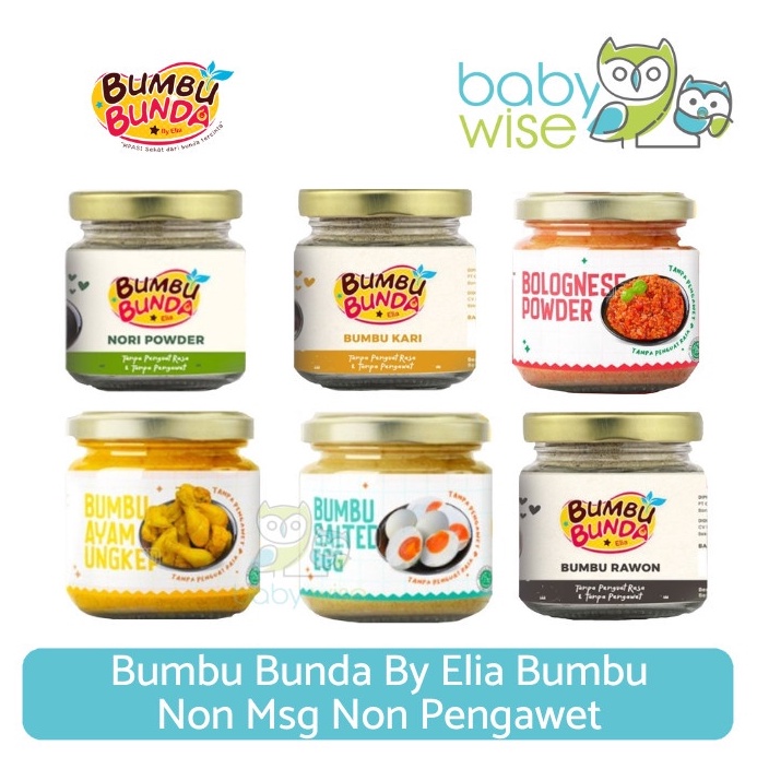 

Discount Today Bumbu Bunda By Elia Bumbu Non MSG Non Pengawet - MPASI Anak buruan