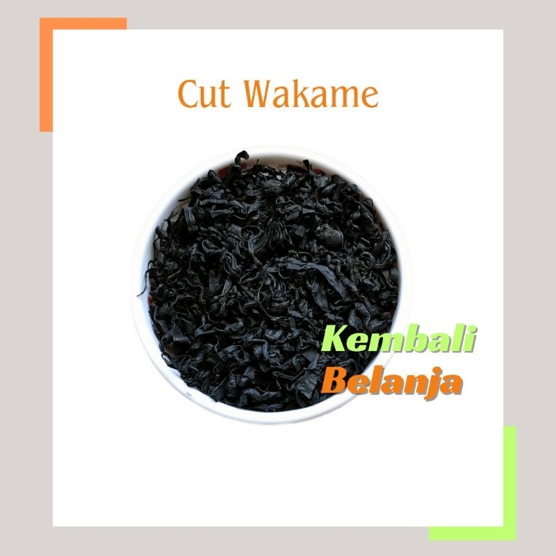 

Wakame Rumput Laut Kering 10 Gram/ Cut Wakame HALAL/ Dry Seaweed/ Miyeok Myeok Miso Soup
