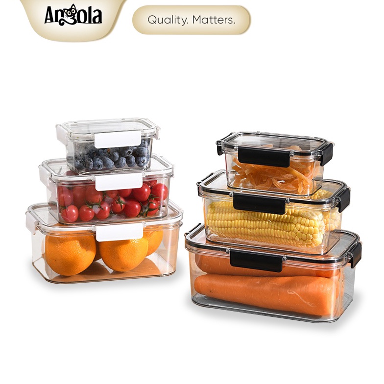 [JRV92] [C60 & C44 BEDA MATERIAL] Angola Kontainer Makanan Kulkas C60-C62 Food Storage Box Kotak Pen